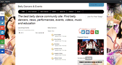 Desktop Screenshot of bellydancersandevents.com